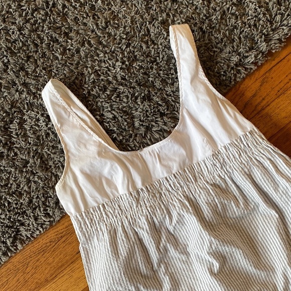 Zara Basic Striped Dress With Pockets Size M - Picture 2 of 6